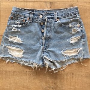 Levis Vintage High Waisted Shorts